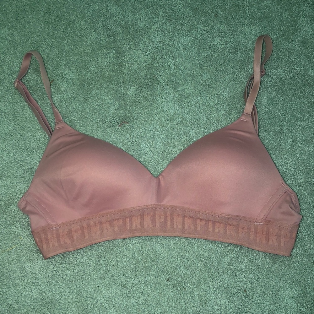 Pink bra!